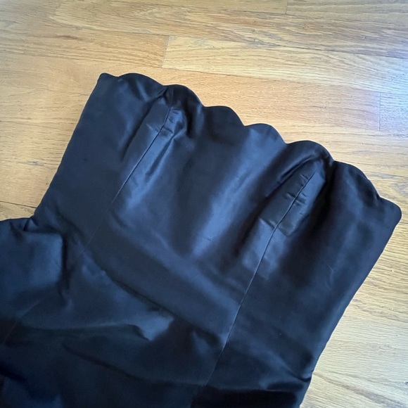 NYC DESIGNER STRAPLESS TAFFETA COCKTAIL DRESS - Picture 9 of 14